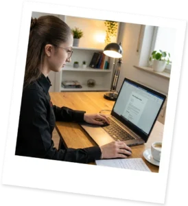 Bewerbung bei steda - Janne Krämer