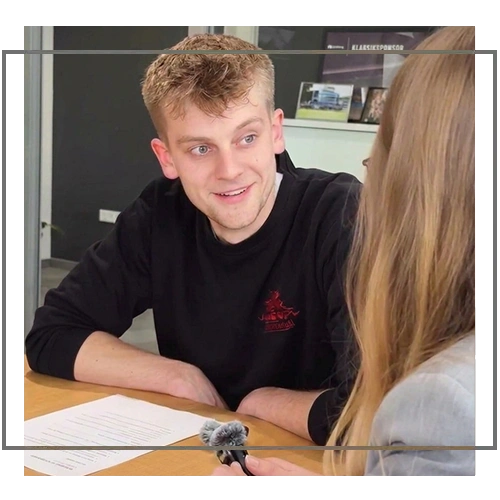 Interviews mit den Mitarbeitern von steda